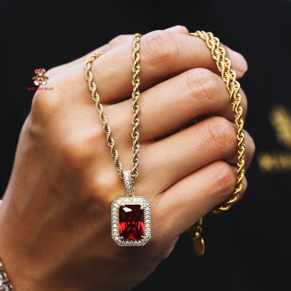 18k Gold Vermeil Stainless Steel Mens Necklace. Each Necklace $60 - Picture 2 of 5